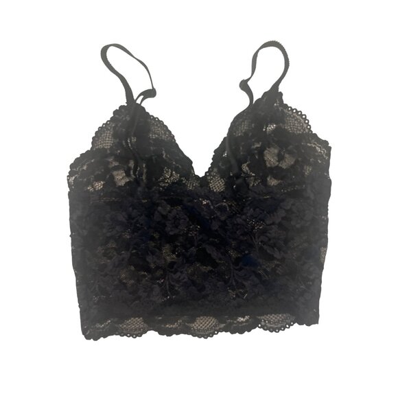 Victorias Secret Black Lace Bralette & High-Waist Panty Set - Picture 7 of 9